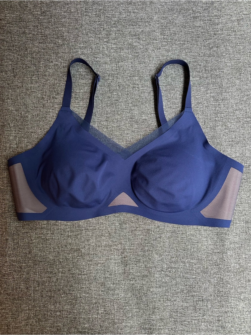 Honeylove Crossover Bra Wireless Navy Blue LWBR0302-2 XL